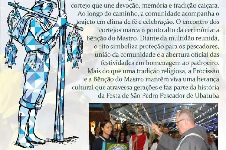 Faltam 14 dias: Procissão e Bênção do Mastro na Festa de São Pedro Pescador
