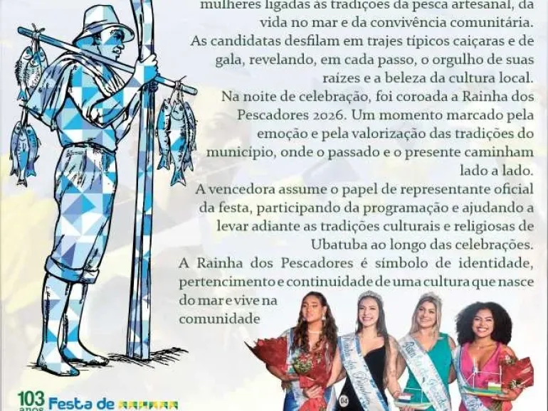 Faltam 11 dias: Rainha dos Pescadores: Tradição Representatividade e Cultura Caiçara.