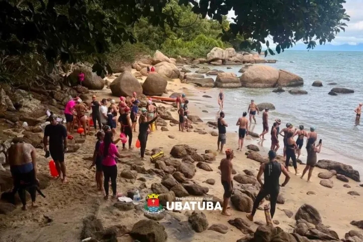 Desafio entre mar e montanha movimentou Praia da Enseada