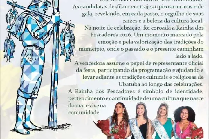 Faltam 11 dias: Rainha dos Pescadores: Tradição Representatividade e Cultura Caiçara.