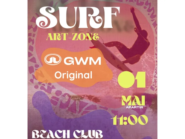 SurfZone Cour des Arts promove encontro entre arte, esporte e inclusão inédito em Ubatuba