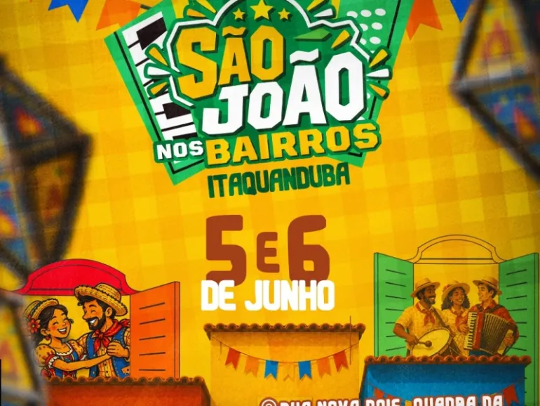Itaquanduba recebe 1ª Festa de São João nos dias 5 e 6 de junho
