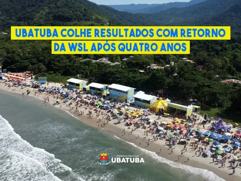 Ubatuba colhe resultados com retorno da WSL após quatro anos