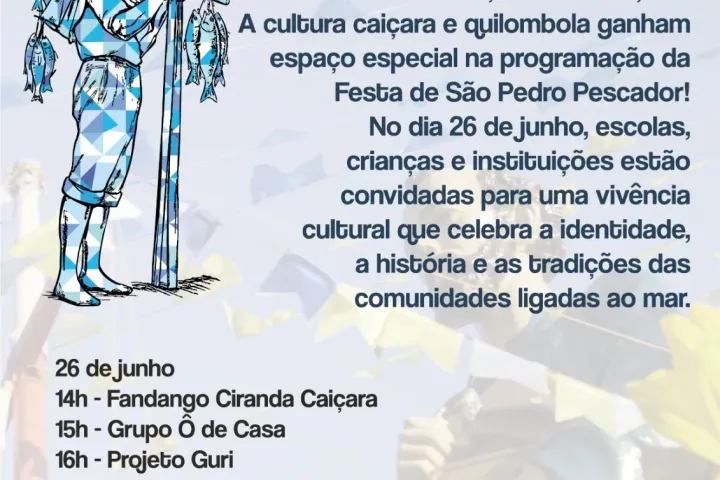 III Encontro de Tradições e Gerações integra programação da 103ª Festa de São Pedro Pescador