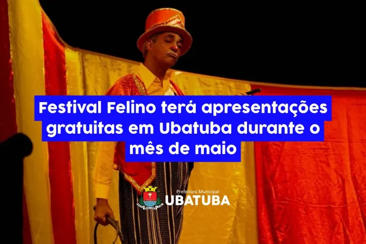 Festival Felino terá apresentações gratuitas em Ubatuba em maio