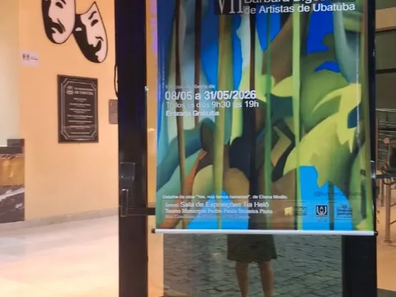 Mostra Bárbara Bigosinski celebra a diversidade das artes visuais de Ubatuba