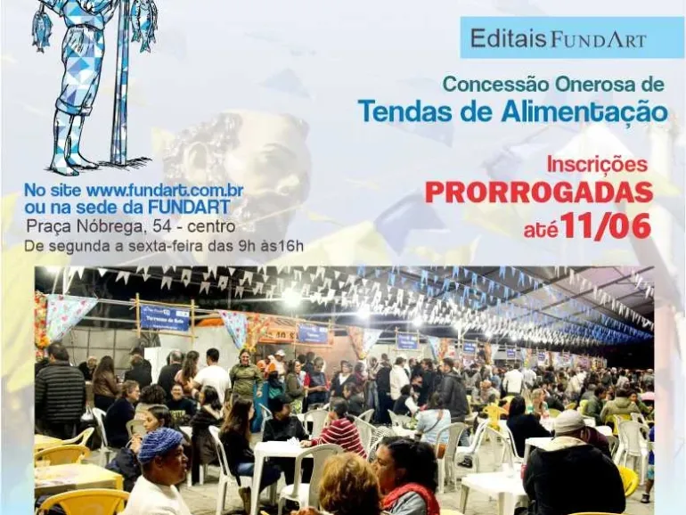 FUNDART prorroga inscrições para concessão de barracas da 103ª Festa de São Pedro Pescador de Ubatuba