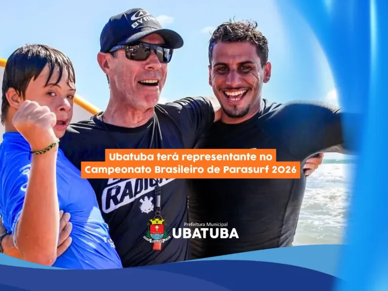 Ubatuba terá representante no Campeonato de Parasurf