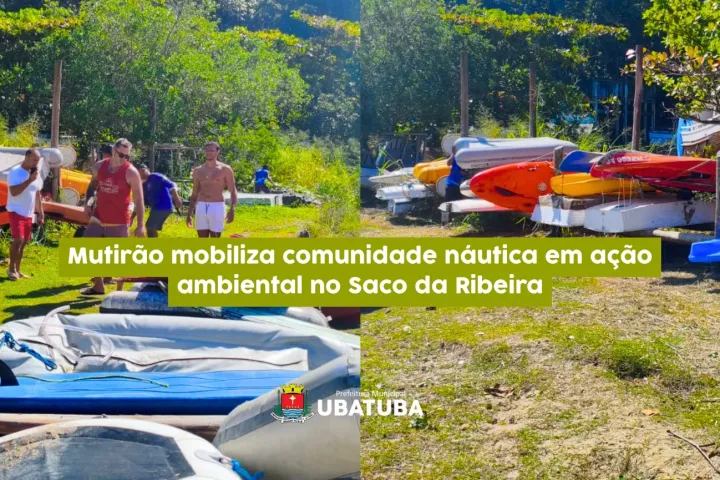 Mutirão mobiliza comunidade náutica em ação ambiental
