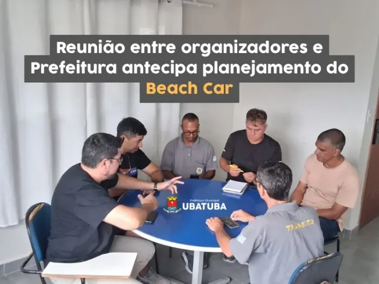 Reunião antecipa planejamento do Beach Car em Ubatuba