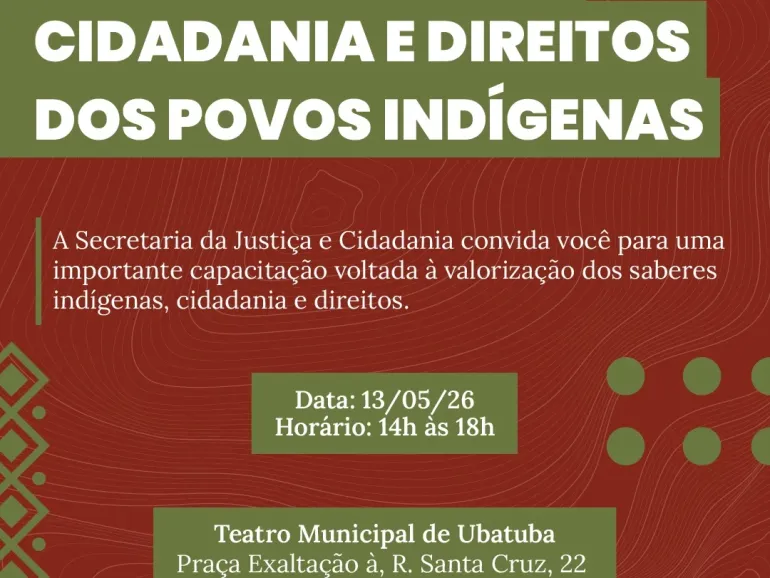 Teatro Municipal de Ubatuba recebe capacitação sobre direitos indígenas, educação e cidadania