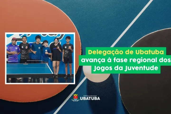 Delegação de Ubatuba avança à fase regional dos Jogos da Juventude