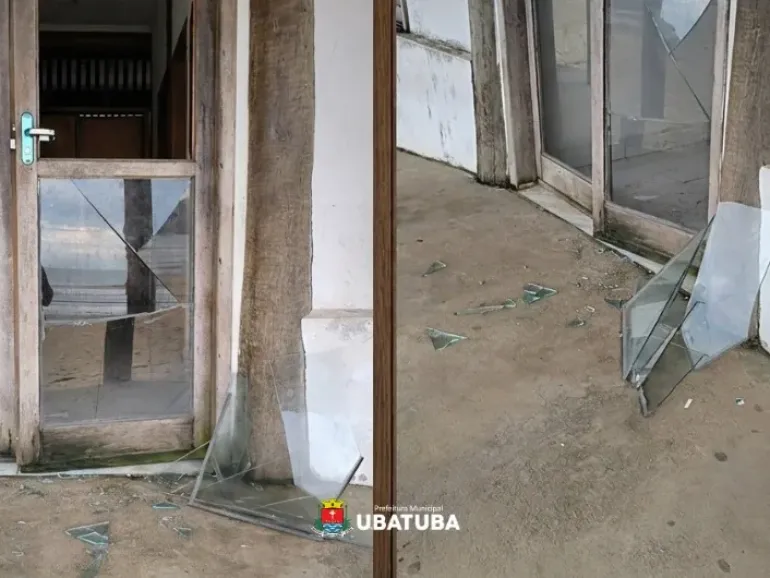 Ato de vandalismo provoca danos na Escolinha Municipal de Surfe