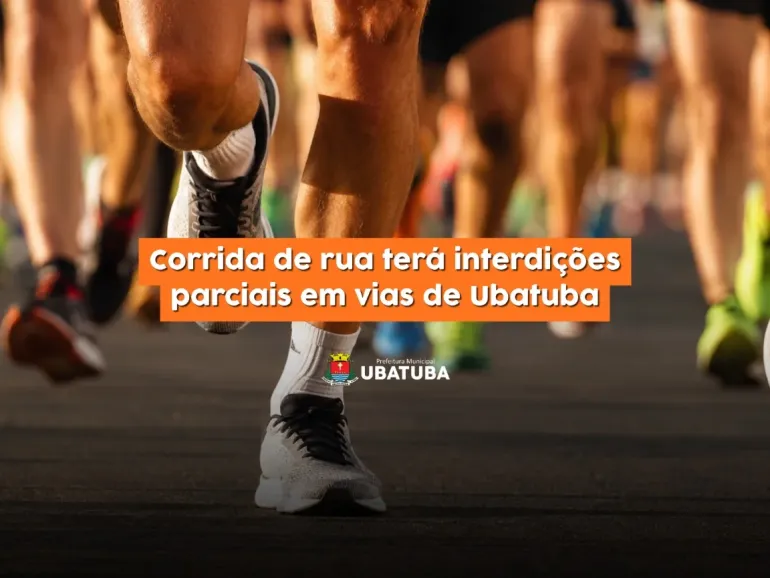 Corrida de rua terá interdições parciais em vias de Ubatuba
