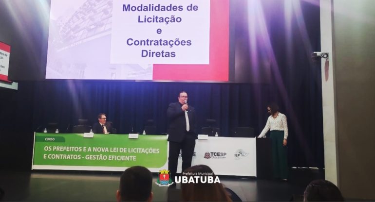 Prefeitura de Ubatuba participa de curso sobre Lei de Licitações