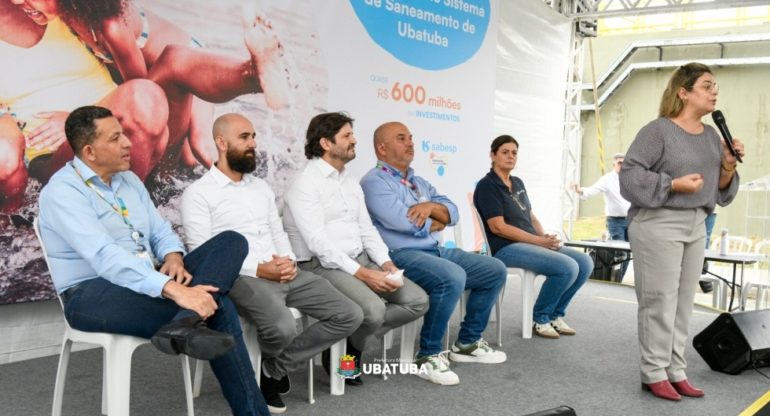 Ubatuba anuncia obras de saneamento que beneficiarão mais de 300 mil pessoas