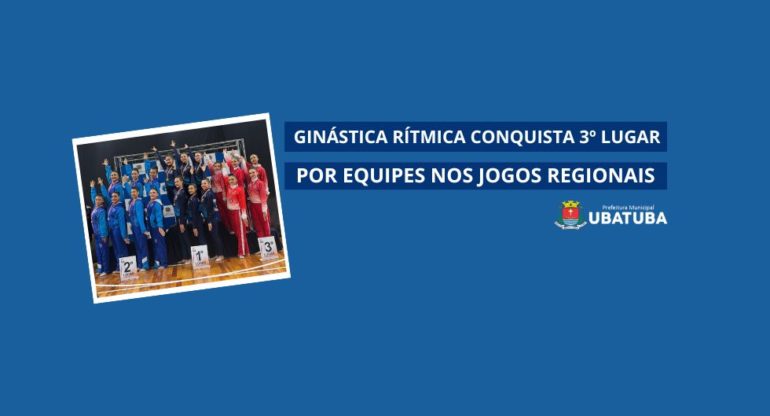 Ginástica Rítmica conquista 3º lugar nos Jogos Regionais