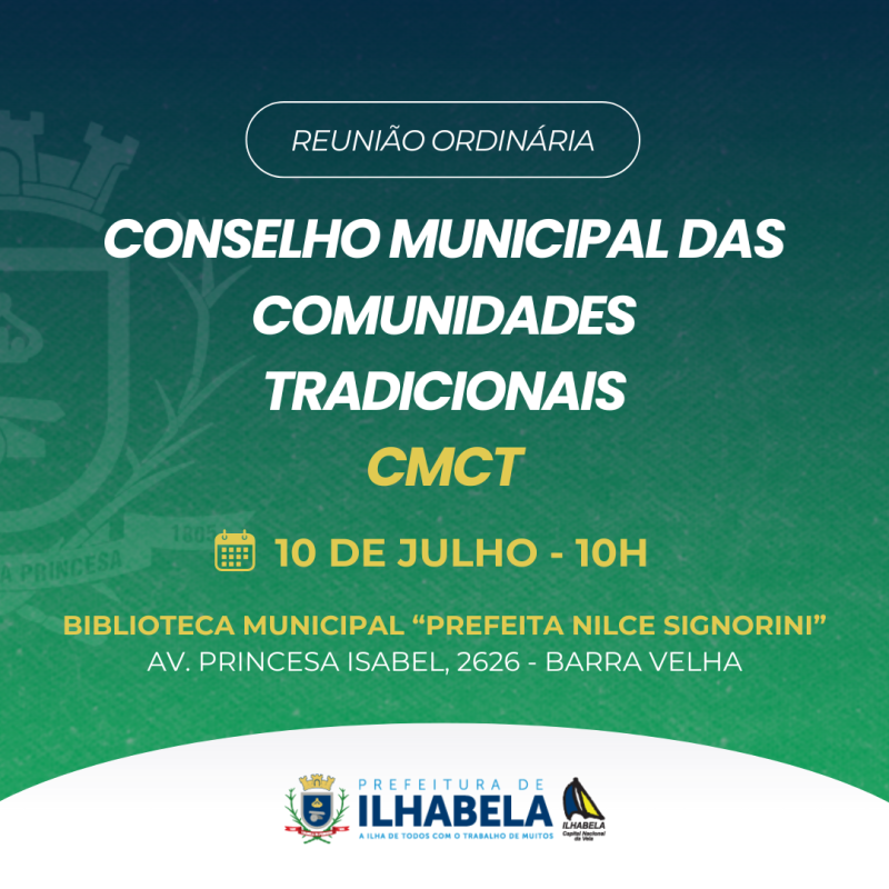 Conselho Municipal das Comunidades Tradicionais realiza reunião ordinária nesta quinta-feira (10)