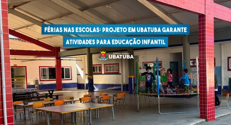 Férias nas Escolas: projeto garante atividades para Educação Infantil