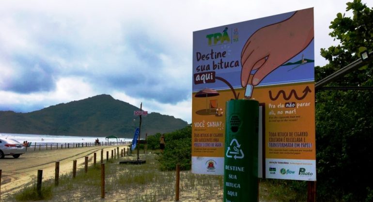 Projeto de coleta de bitucas cresce e retira lixo tóxico
