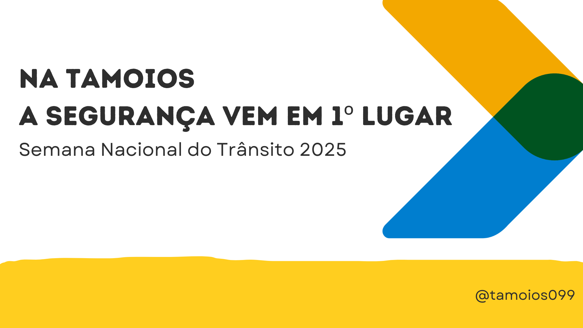 Tamoios realiza ações para a Semana Nacional do Trânsito 2025