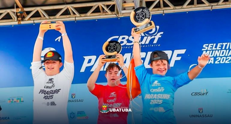 Noah Coutinho dos Anjos é campeão brasileiro de Parasurf