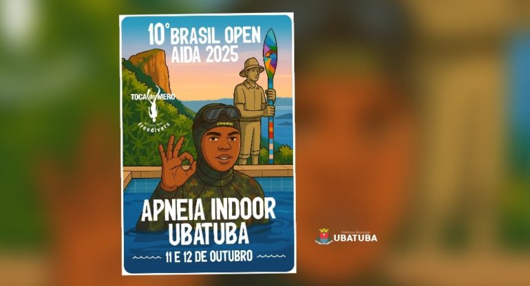 Brasil Open de Apneia Indoor começa amanhã na Piscina Municipal