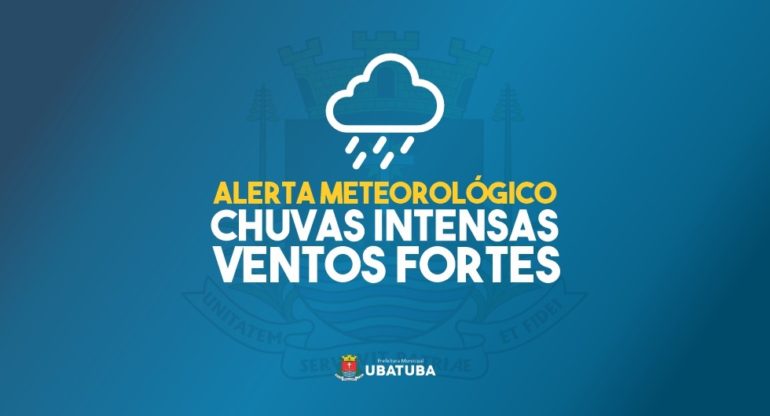 Defesa Civil emite alerta para Ubatuba entre 17 e 20 de outubro