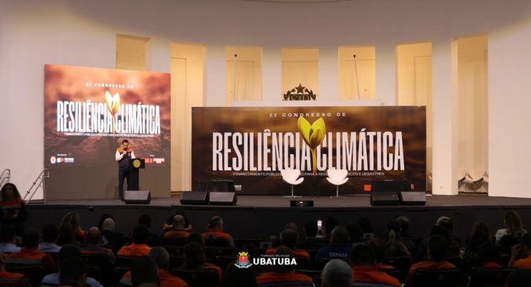 Defesa Civil de Ubatuba participa de congresso sobre resiliência climática