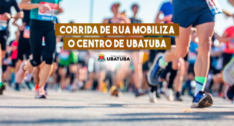 Provas de 4 e 8 km será realizado no Centro de Ubatuba