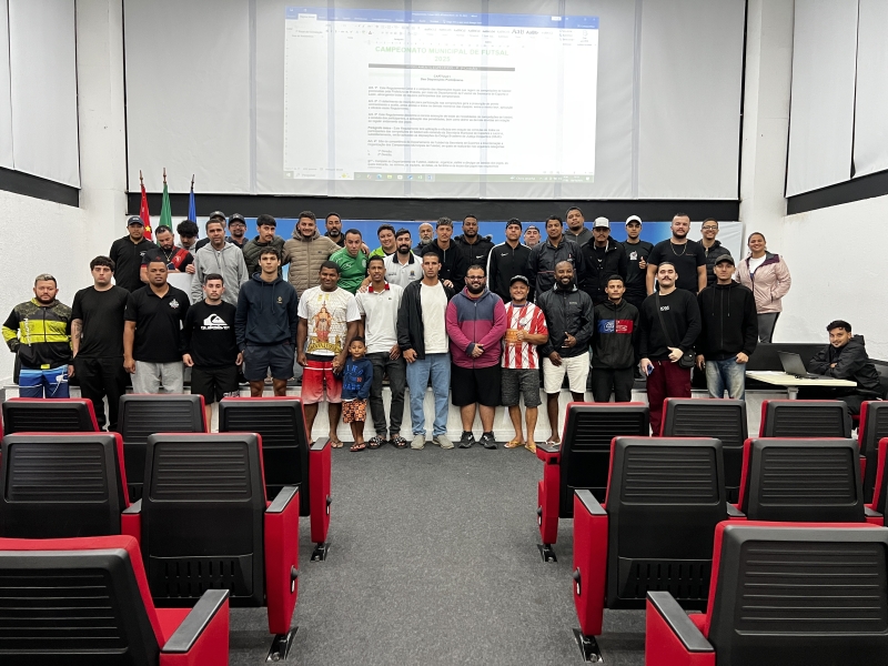 Congresso Técnico define grupos e detalhes do Campeonato Municipal de Futsal de Ilhabela