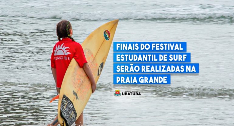 Finais do Festival Estudantil de Surf serão realizadas na Praia Grande
